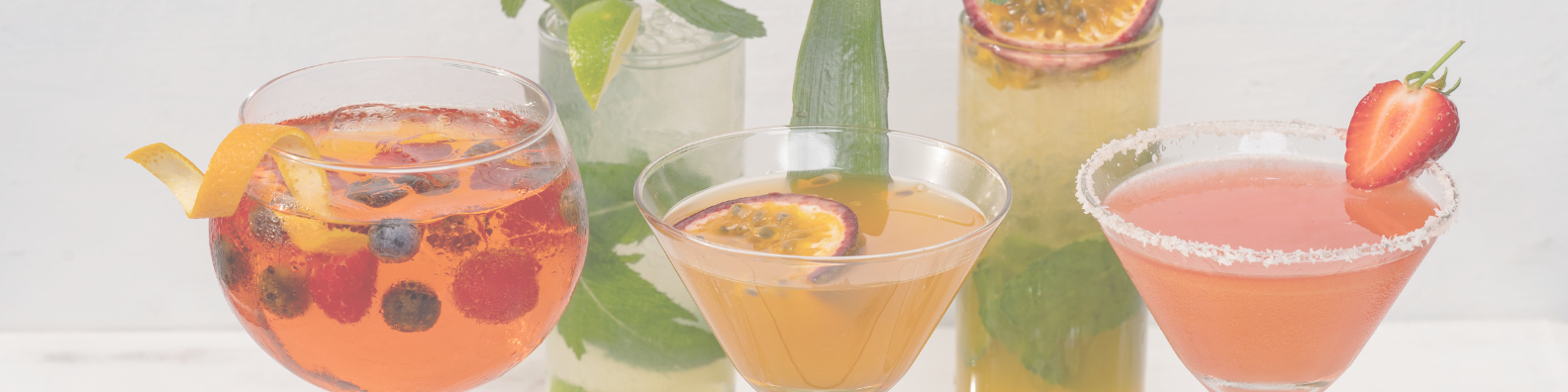 Image de plusieurs cocktails